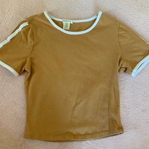 tan crop top